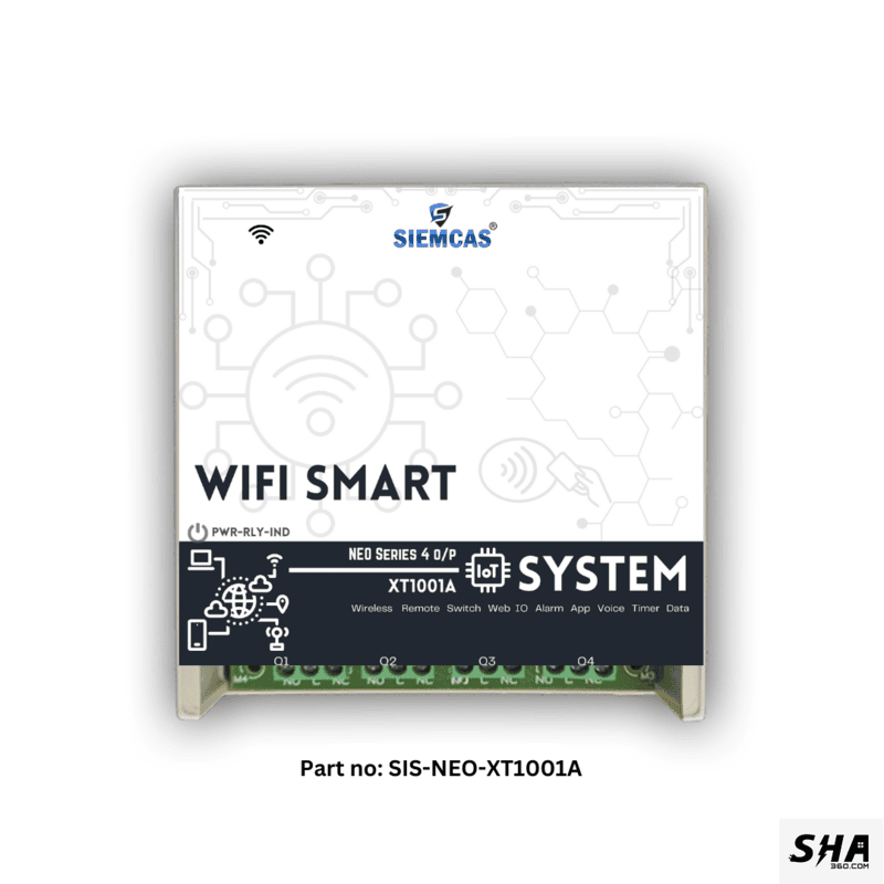 SIEMCAS Wifi Smart NEO Series NR 4 Channel Wireless Webserver SHA-SIS-NEO-XT1001A - Sha360 SIEMCAS Wifi Smart NEO Series NR 4 Channel Wireless Webserver SHA-SIS-NEO-XT1001A - Sha360
