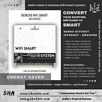 SIEMCAS Wifi Smart NEO Series NR 4 Channel Wireless Webserver SHA-SIS-NEO-XT1001A - Sha360 SIEMCAS Wifi Smart NEO Series NR 4 Channel Wireless Webserver SHA-SIS-NEO-XT1001A - Sha360