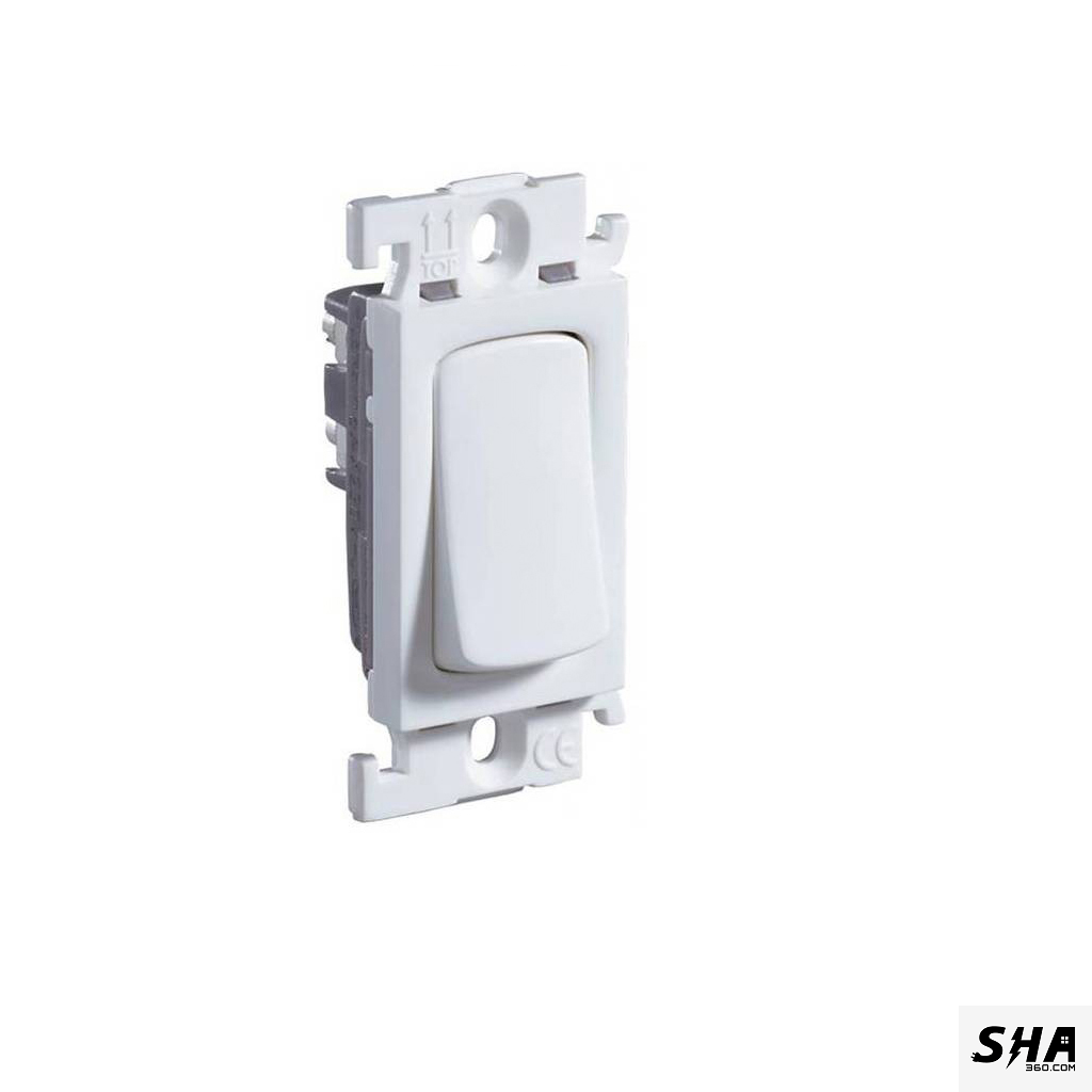 Legrand Mylinc 6A 1 Way Switch 675501 (White) - Sha360