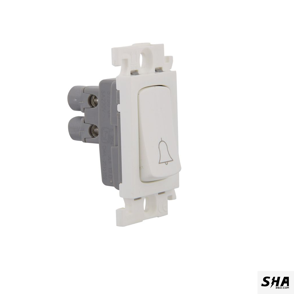 Legrand Mylinc 6A Bell Switch 675504 (White) - Sha360