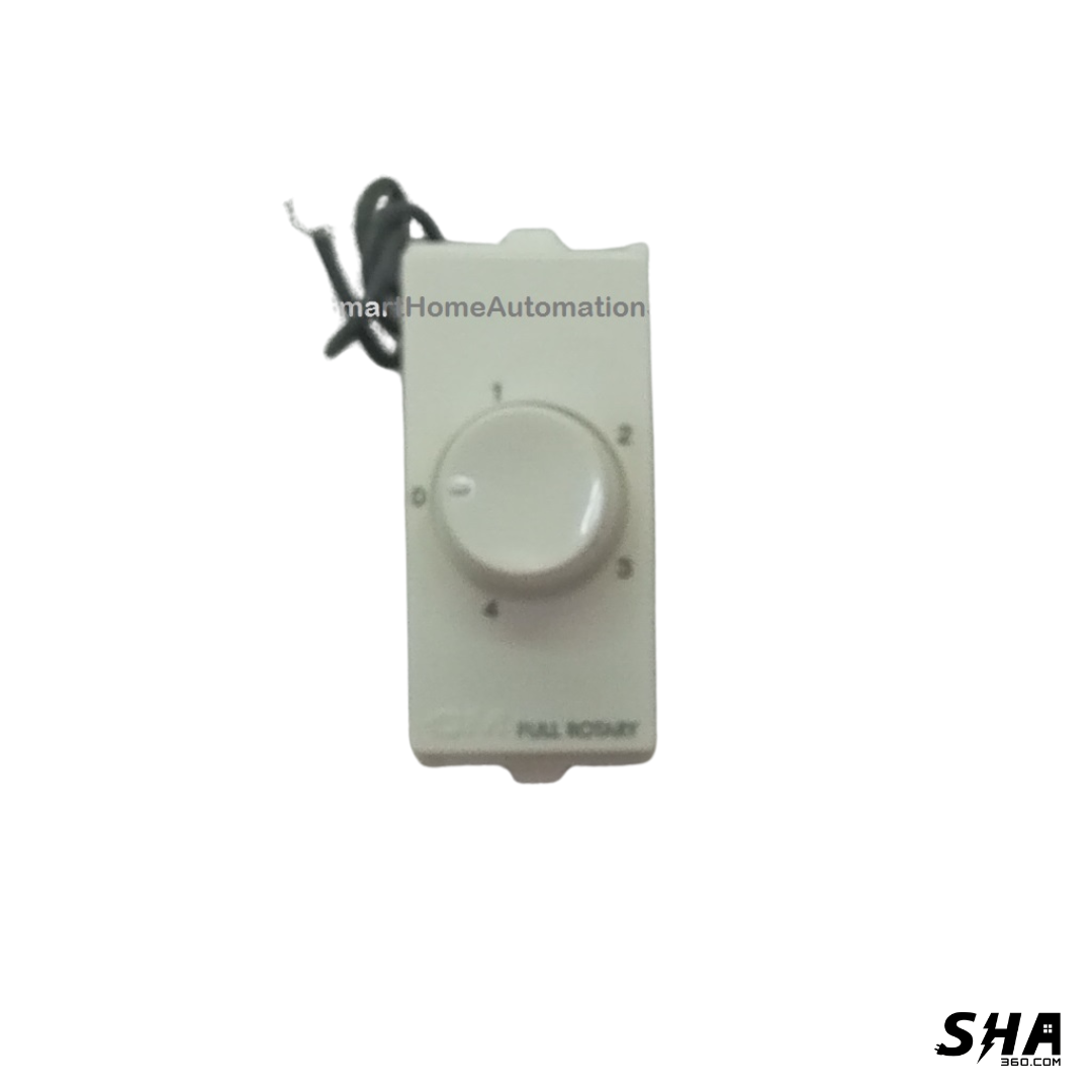 GM Modular G-Nine Fan Regulator 4 Step 1 Module (White) AB 1 039 - Sha360 GM Modular G-Nine Fan Regulator 4 Step 1 Module (White) AB 1 039 - Sha360