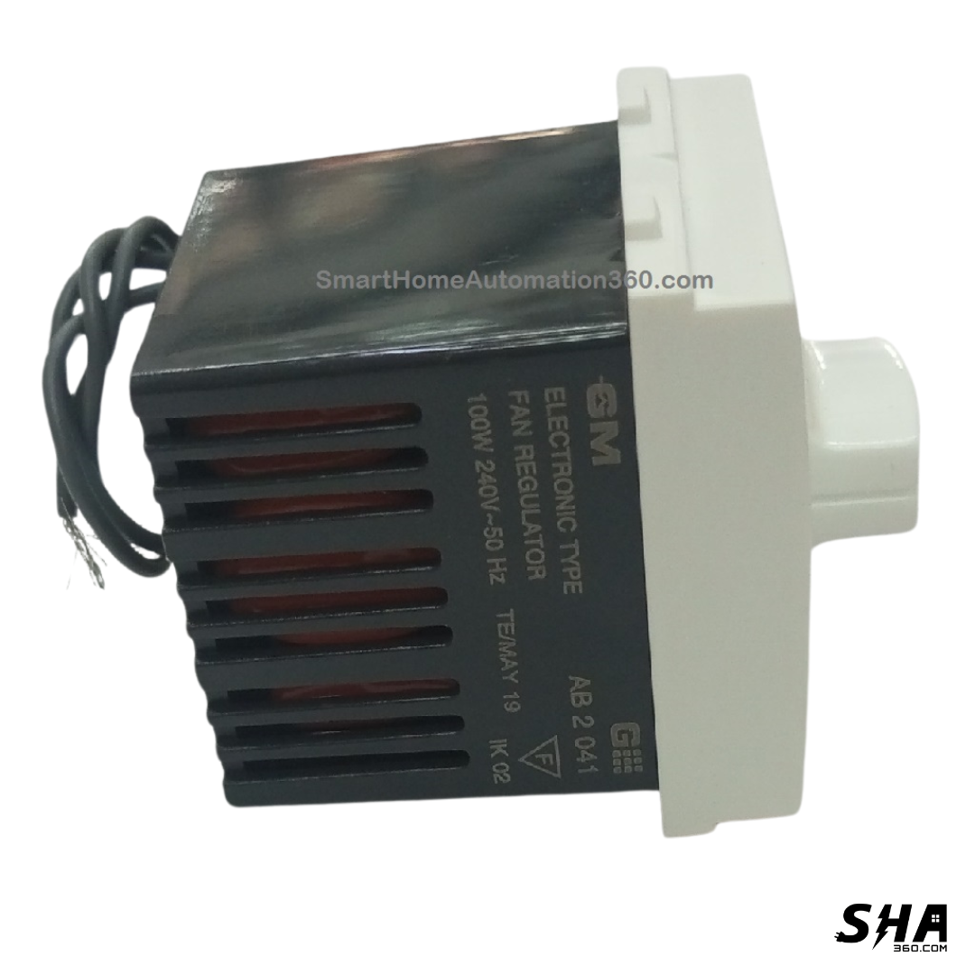 GM Modular G-Nine Fan Regulator 5 Step 2 Module (White) AB 1 041 - Sha360 GM Modular G-Nine Fan Regulator 5 Step 2 Module (White) AB 1 041 - Sha360