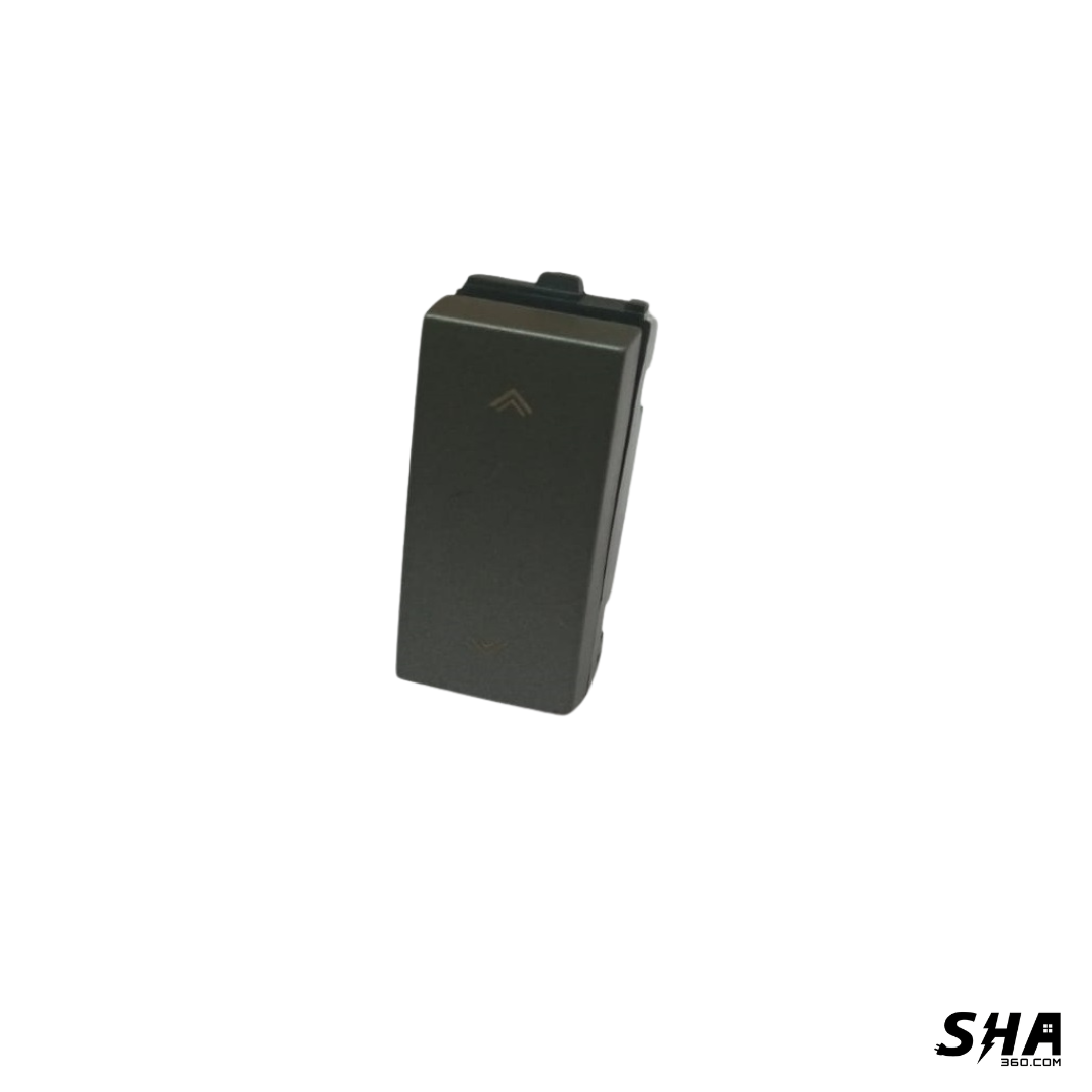 GM Modular G-Nine Viva 6A/10A 2-Way Switch (Grey-Graphite Magnesia) - Sha360 GM Modular G-Nine Viva 6A/10A 2-Way Switch (Grey-Graphite Magnesia) - Sha360