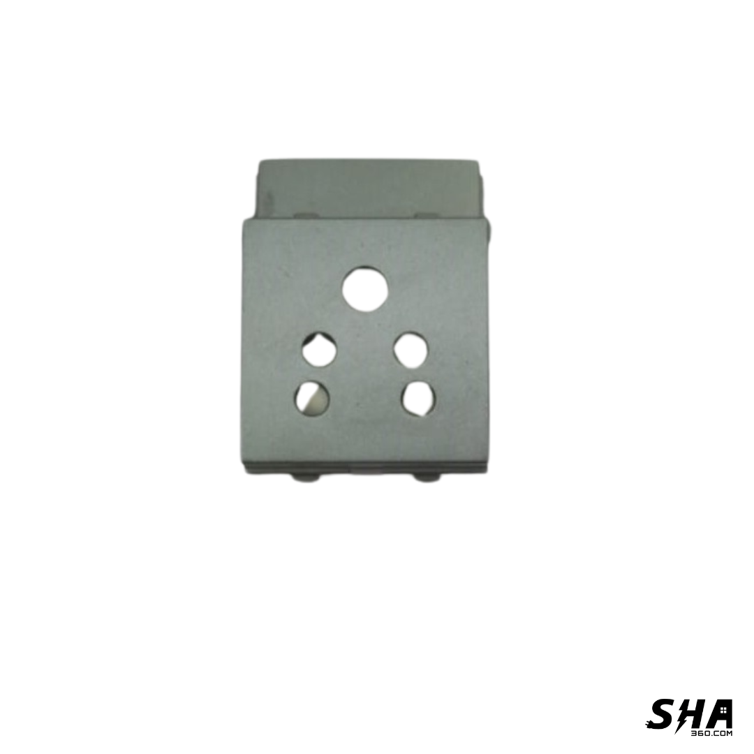 GM Modular G-Nine 6A 2/3 pin Socket (Grey-Graphite Magnesia) - Sha360 GM Modular G-Nine 6A 2/3 pin Socket (Grey-Graphite Magnesia) - Sha360