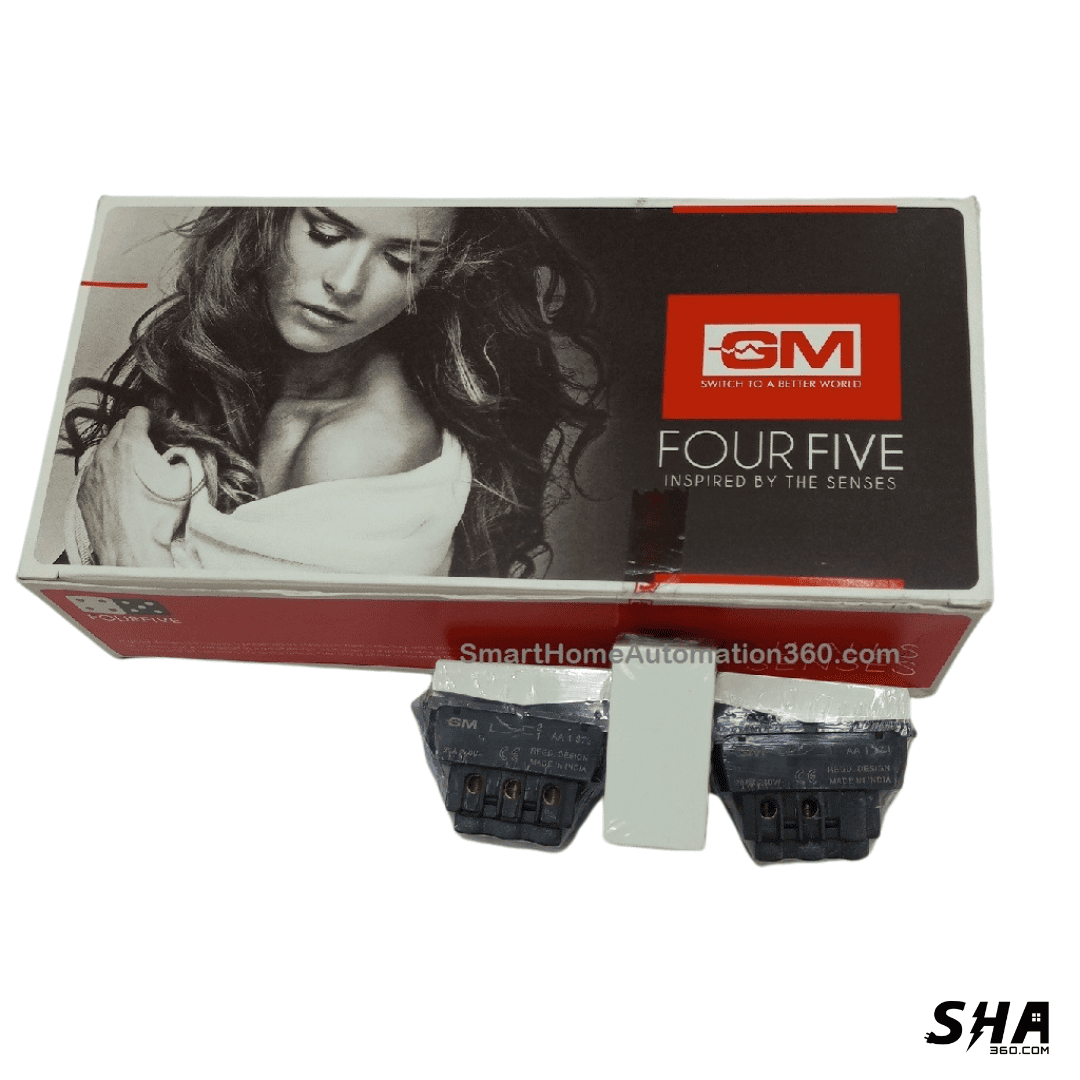 Buy GM Modular Zicono 45s (FourFive) 6A/10A 1-Way Switch