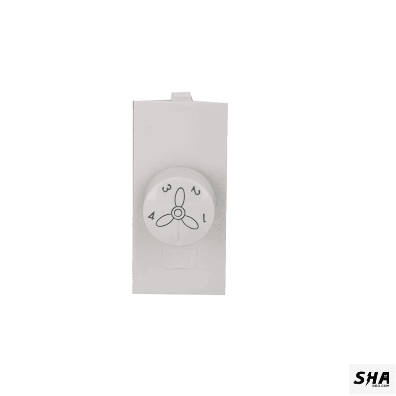 Anchor Roma Fan Regulator 4-Step 1M (White) - 22546 - Sha360