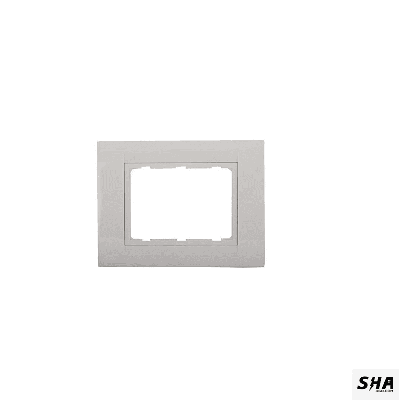 Anchor Roma Tresa 3 Module Cover Plate (white) - 30238WH - Sha360