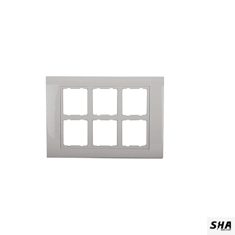 Anchor Roma Tresa 12 Module Cover Plate (white) - 30271WH - Sha360