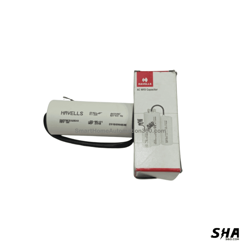 Motor capacitor 25mfd 440V motor run capacitor - Havells - Sha360