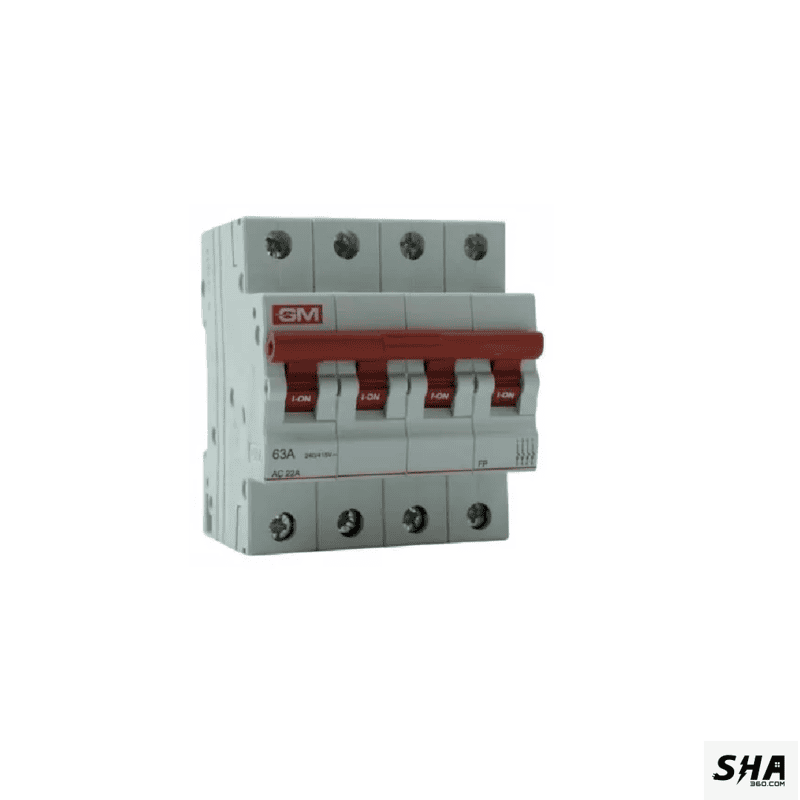GM Modular 63A Isolator Four Pole (4 pole) - G-Vault - Sha360 GM Modular 63A Isolator Four Pole (4 pole) - G-Vault - Sha360
