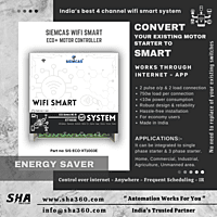 SIEMCAS Wifi Smart ECO Series MC Plus Motor Control & Loads IR IoT Cloud Operation SHA-SIS-ECO-XT1003E - Sha360 SIEMCAS Wifi Smart ECO Series MC Plus Motor Control & Loads IR IoT Cloud Operation SHA-SIS-ECO-XT1003E - Sha360