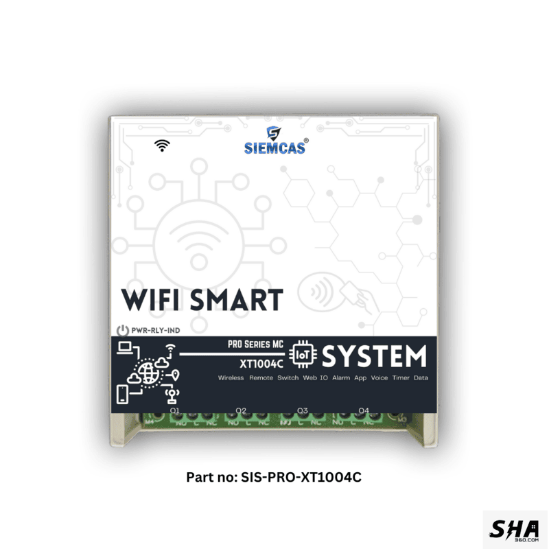 SIEMCAS Wifi Smart PRO Series MC Motor Controller IoT Cloud Operation SHA-SIS-PRO-XT1004C - Sha360 SIEMCAS Wifi Smart PRO Series MC Motor Controller IoT Cloud Operation SHA-SIS-PRO-XT1004C - Sha360