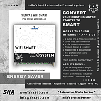 SIEMCAS Wifi Smart PRO Series MC Motor Controller IoT Cloud Operation SHA-SIS-PRO-XT1004C - Sha360 SIEMCAS Wifi Smart PRO Series MC Motor Controller IoT Cloud Operation SHA-SIS-PRO-XT1004C - Sha360