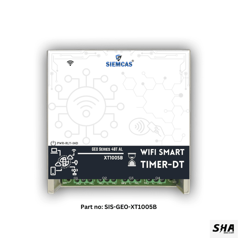 SIEMCAS Wifi Smart GEO 48 Smart Timer Automation 4 Channel Wireless Webserver SHA-SIS-GEO-DT-XT1005B - Sha360 SIEMCAS Wifi Smart GEO 48 Smart Timer Automation 4 Channel Wireless Webserver SHA-SIS-GEO-DT-XT1005B - Sha360