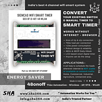 SIEMCAS Wifi Smart GEO T4R WLAN 48 Smart Day Timer Automation 4 Channel Wireless LAN SHA-SIS-GEO-WT-XT1006F - Sha360 SIEMCAS Wifi Smart GEO T4R WLAN 48 Smart Day Timer Automation 4 Channel Wireless LAN SHA-SIS-GEO-WT-XT1006F - Sha360