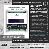 SIEMCAS Wifi Smart GEO T4R 48 Smart Year Timer Automation 4 Channel Wireless Webserver SHA-SIS-GEO-MT-XT1007C - Sha360 SIEMCAS Wifi Smart GEO T4R 48 Smart Year Timer Automation 4 Channel Wireless Webserver SHA-SIS-GEO-MT-XT1007C - Sha360