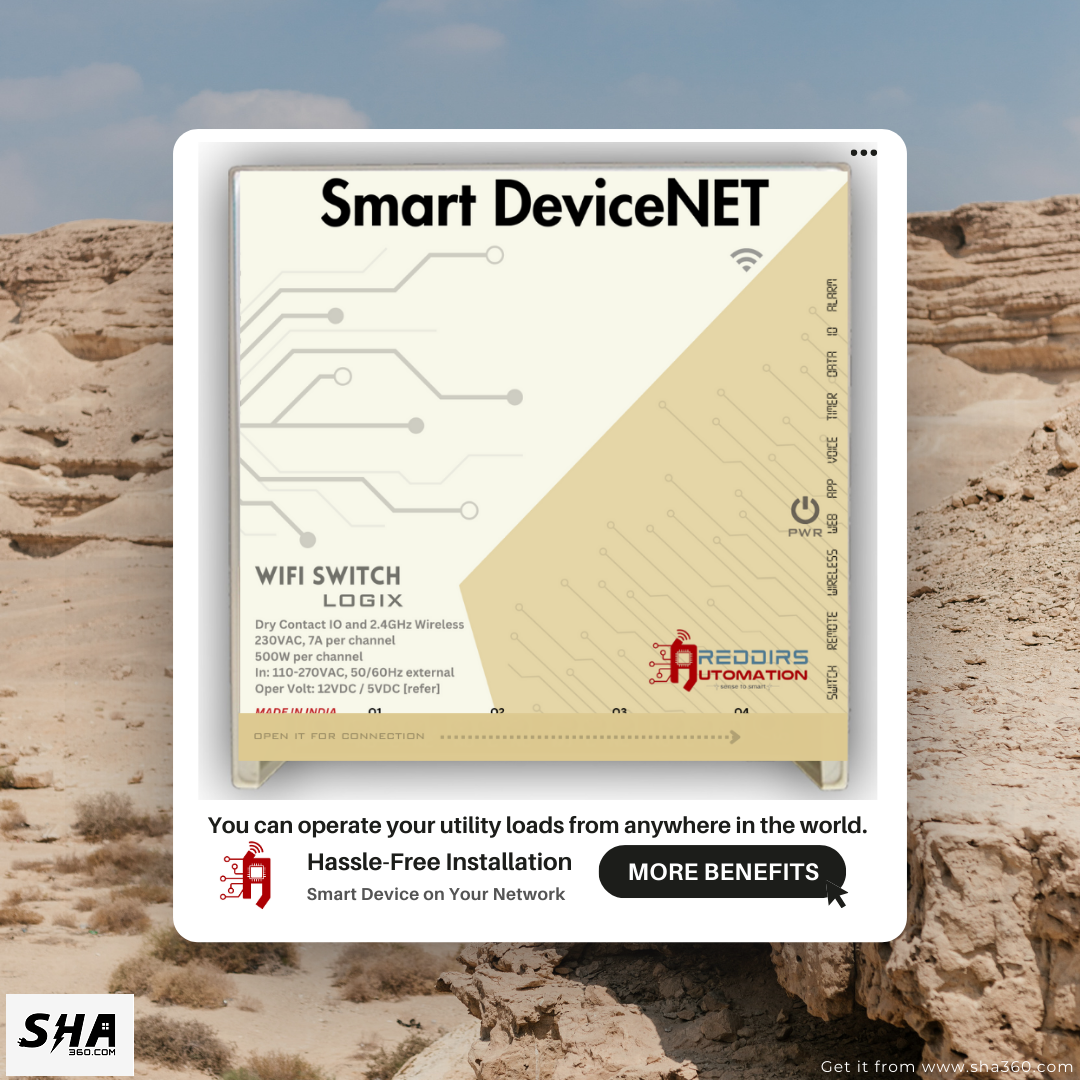 Reddirs Automation Smart DeviceNET Logix IoT 4 channel - Online and Offline functions, App controls, Dashboard, Wireless, IR, Webserver - Sha360 Reddirs Automation Smart DeviceNET Logix IoT 4 channel - Online and Offline functions, App controls, Dashboard, Wireless, IR, Webserver - Sha360