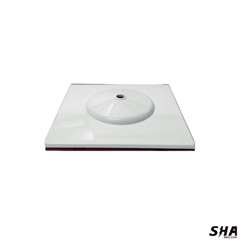 GM Modular Apex Ceiling Rose White GM 3223 Lamp Point